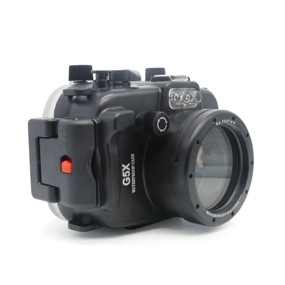 Professional 130Ft Waterproof Camera Housing For Canon G5x - I For Underwater Drifting, Surfing, Swimming, And Diving 7445044762782