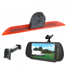 Ford Transit MK8 Rear View & Reverse Camera System with 7 Mirror Monitor - Dual Lens Brake Light Integration (2014 Onwards)