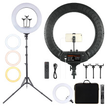 21-inch LED-ringlamp met statief voor fotografie, make-up en YouTube-video's - FOSOTO FT 54