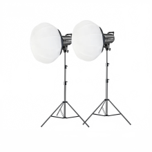 Godox SL 60W 5600K Studio LED Lichtset met 2,8 m statief en lantern softbox voor fotografie en video