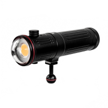ScubaLamp V7K Pro 15. 000 Lumen Videoleuchte - 100 m wasserdichte Tauchlampe für Unterwasserfotografie mit Doppelrotation & 4 Modi