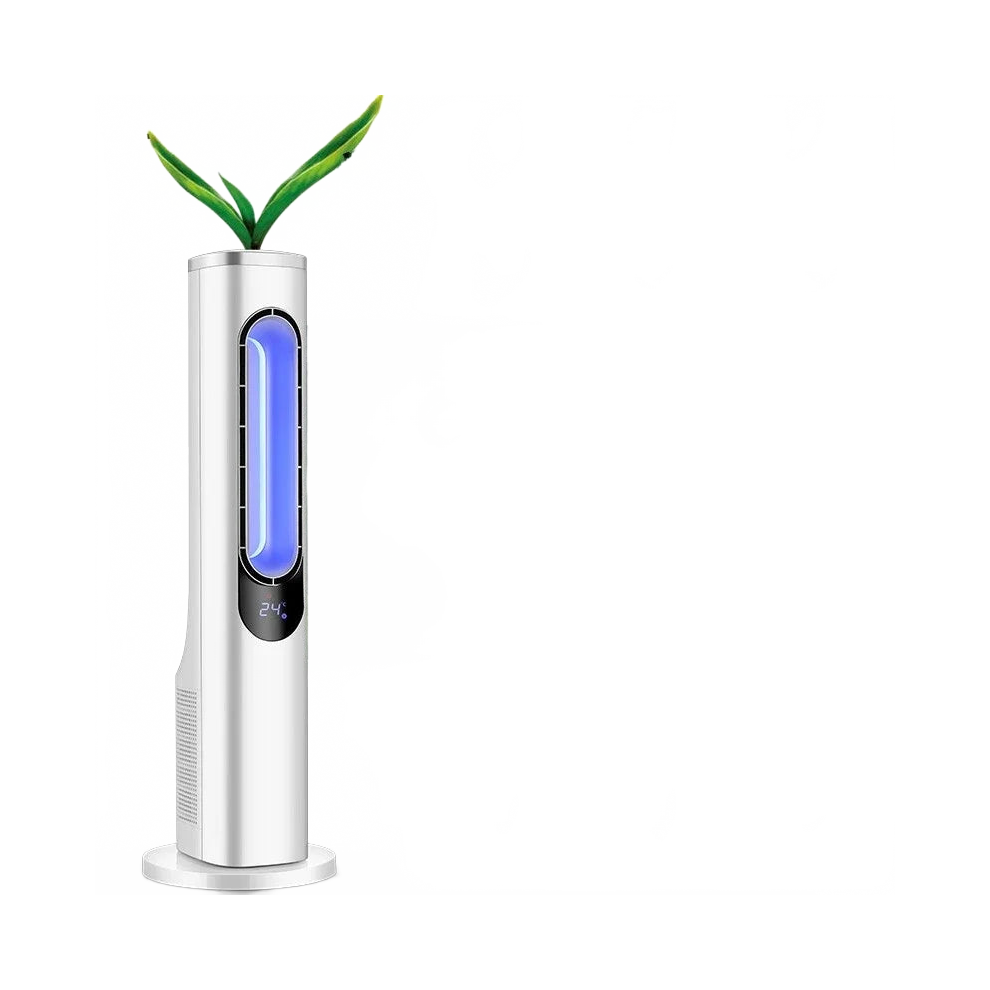 Energy-Efficient Bladeless Floor Fan With Air Purification & Anion Technology 313100330398