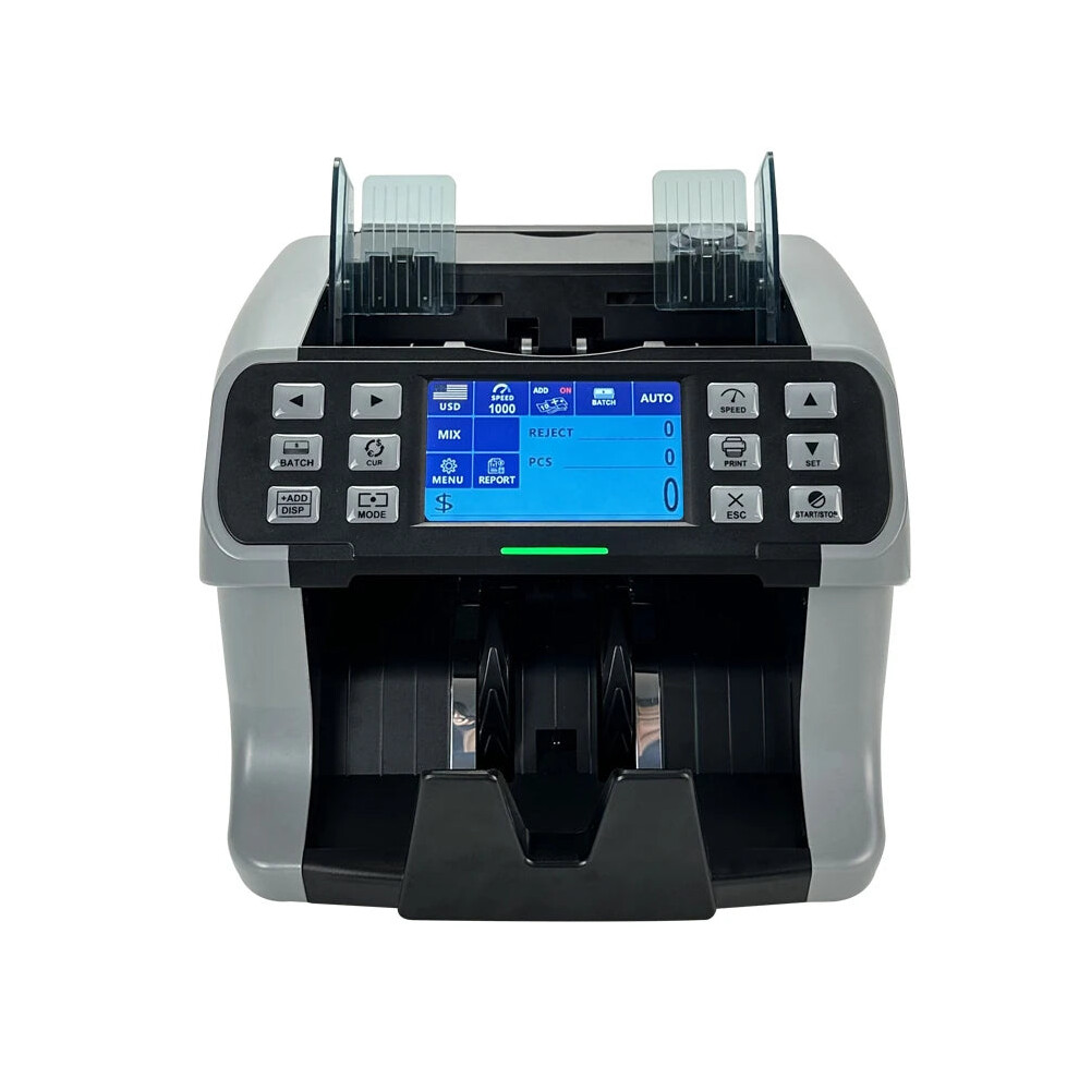 Advanced Dual Cis Money Counter & Fake Note Sorter With Touch Panel Interface 726084991873