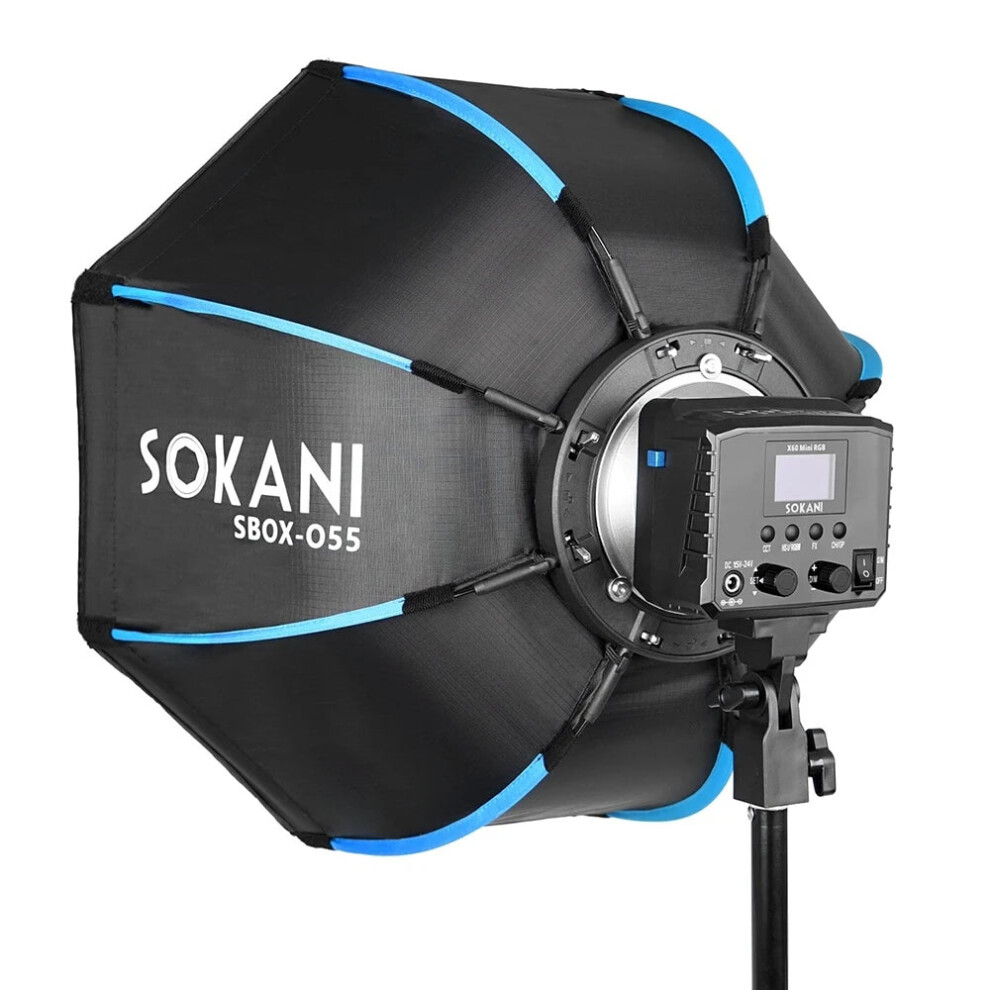 Sokani X60 Mini Rgb Led Video With Bowens Mount For Outdoor Photography & Studio Video Recording Light 705353084812