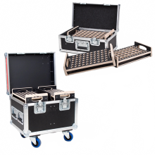 Durable Black Laminated Birch Plywood Flight Case for Truss Pins & Couplers - 9mm 3/8in ATA Road Case