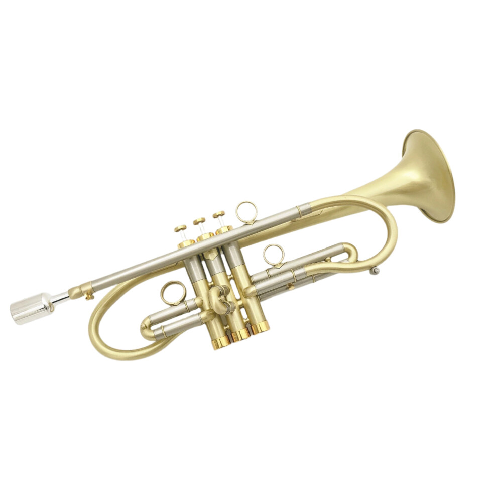 Professional -Plated Bb Trumpet With Case - Advanced Custom Design For Musicians Gold 7445027133158
