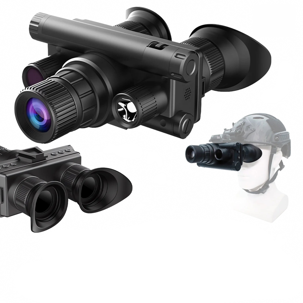 4K Infrared Night Vision Binoculars With Rechargeable Battery - Tactical Z9157 Head Mounted Goggles For Hunting 744110996425