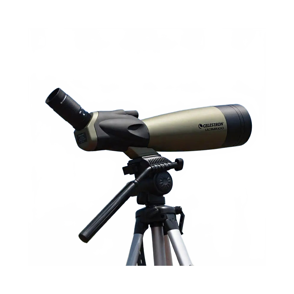 Celestron Ultima 22-66X100mm Spotting Scope - Powerful Bak4 Fmc Waterproof Monocular With Tripod For Camping And Outdoor Adventures 744760013244