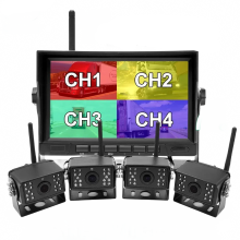 7 Wireless Truck DVR Monitor mit AHD 720p HD Nachtsicht & Wi‑Fi - Kamera für Bus & Auto Rückfahrkamera