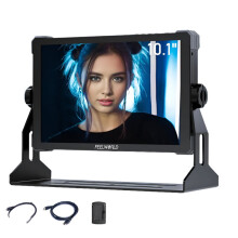 Feelworld T10 10, 1 - Zoll - Aluminium - Touchscreen DSLR - Kamera - Feldmonitor mit 4K HDMI, NP - F externer Installations - und Stromversorgungskit