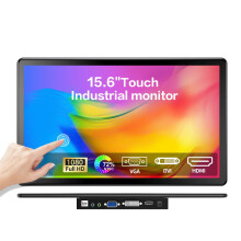 15. 6 FHD Touchscreen - Monitor - 1920x1080 Display mit HDMI, DVI, VGA, VESA 75x75, Type - C für Dual - Screen - Setup