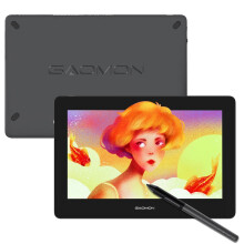 Gaomon PD1320 13, 3 Zoll Tragbarer Monitor - Vollständig laminiertes HD - Display mit 86% NTSC - Farbraumabdeckung für Zeichnen und Malen