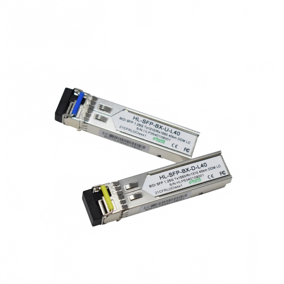 Universal 1.25G Bidi Sfp Module - 40Km Range, 1310/1550Nm Lc Connector With Ddm, 7445010226270