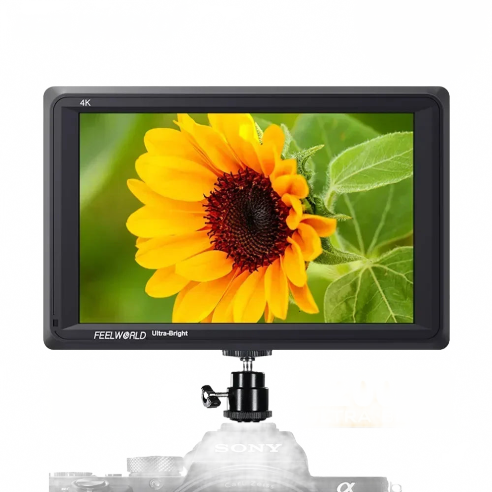 Feelworld Fw279 7 Ultra Bright 2200Nit Dslr Camera Field Monitor - 4K Hdmi, Full Hd 1920X1200 Lcd Ips Display 744110867305