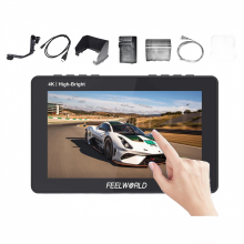Feelworld F6 Pro 5. 5" Touchscreen Field - Kamera - Monitor - Ultra - Hell 1600 Nits, 4K HDMI, F970 Power - Kit inklusive