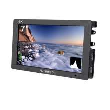 Feelworld FW703 7 - Zoll 3 G - SDI 4K HDMI tragbarer DSLR - Feldmonitor - Full HD 1920x1200 IPS - Display für Sony - , Nikon - und Canon - Kameras