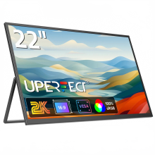 UPerfect 22 2K QHD Gaming - Monitor – FreeSync, VESA, USB - C & HDMI, IPS - Display für Laptops & Konsolen