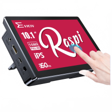 Portable 10, 1 - Zoll - Touchscreen - Monitorgehäuse für Raspberry Pi 2/3/4 - HDMI IPS - Display für PC, Laptop, Xbox, PS