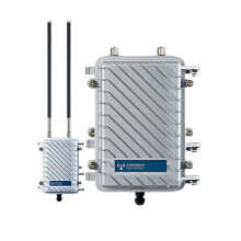 Kuwfi 300Mbps Outdoor Wireless Bridge & WiFi Access Point - 500mW Repeater Signal Amplifier with Long-Range CPE Router