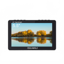 Feelworld F5 ProX 5, 5 - Zoll DSLR - Kamera - Monitor - 1600nit Helligkeit, 1920x1080 Auflösung, 4K HD Ein/Ausgang, IPS Touchscreen