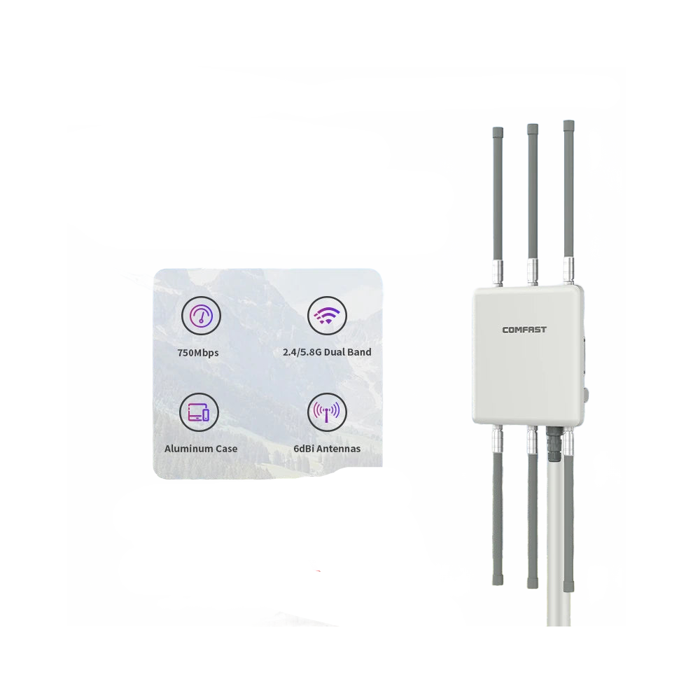 Cf Wa860 Dual Band Outdoor Access Point - 750Mbps, Ip67 Rated, High Power Antenna, 360 Wifi Coverage, 2.4G/5.8G Wifi Hotspot Ap Router 7445005823842