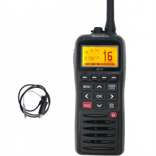 MarinePro RS38M Wasserdichte schwimmende VHF GPS Walkie - Talkie mit Tri - Watch Transceiver (156, 025 - 157, 425 MHz)