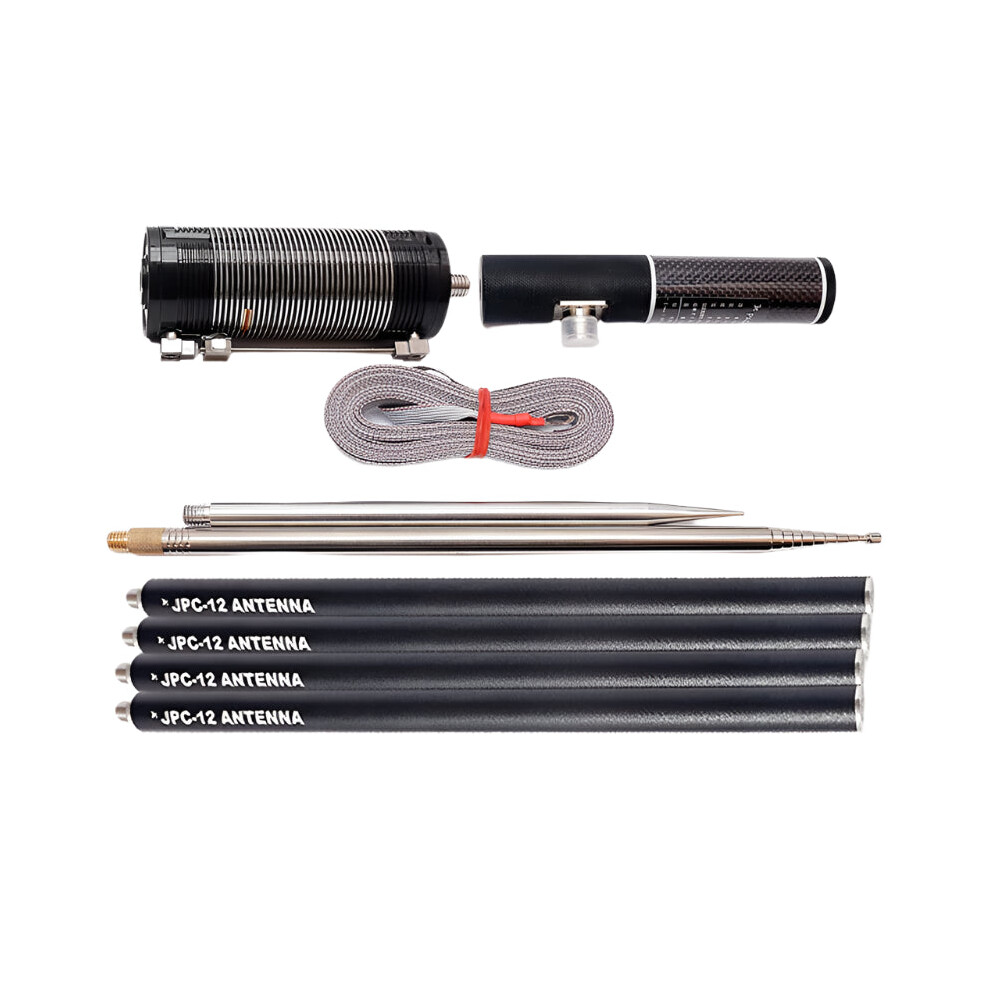 Pac 12 Multi-Band Hf Shortwave Antenna - 7Mhz To 50Mhz, 100W Portable Outdoor Qrp With Slide Regulator For Ham Radio 744110986853