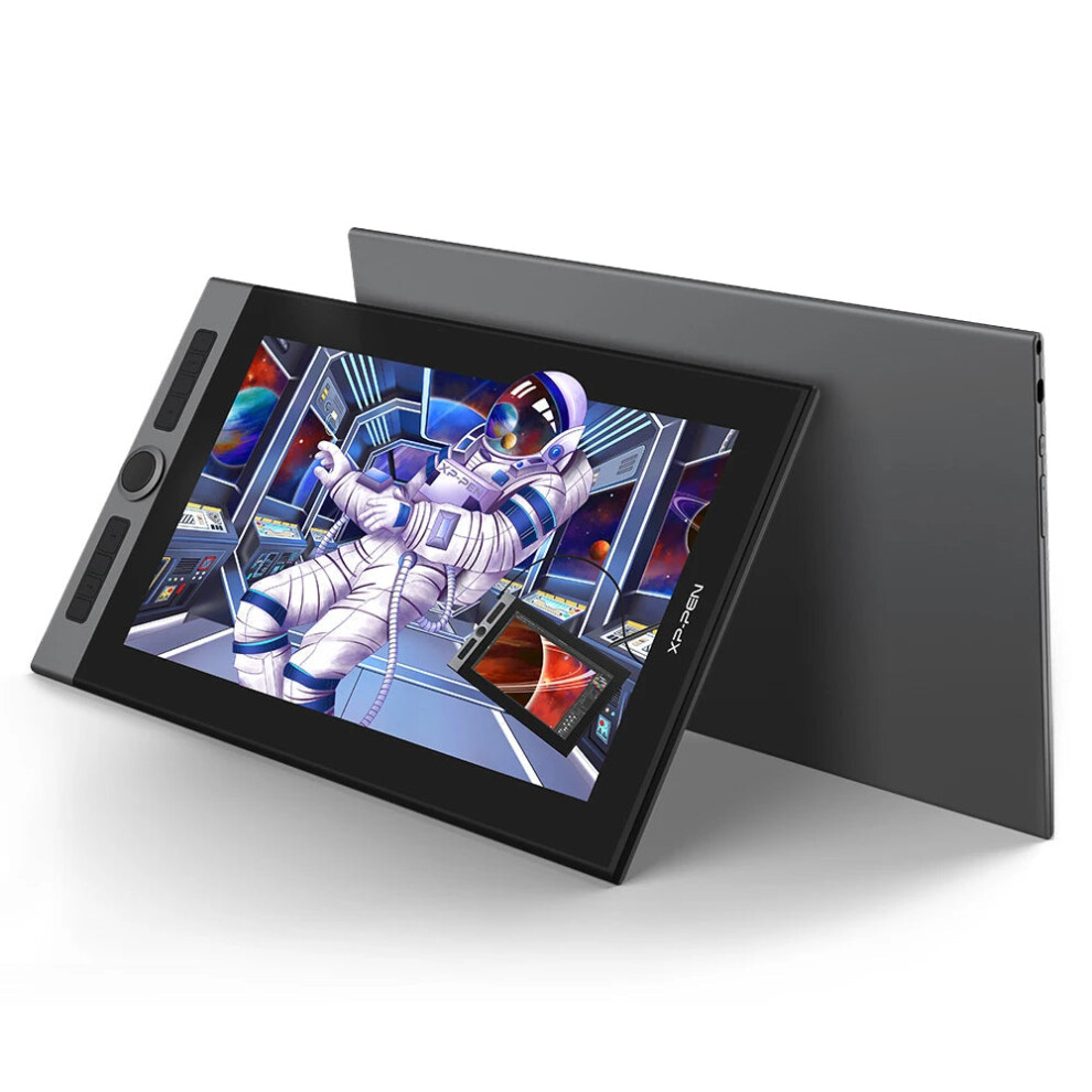 Xp-Pen Artist Pro 16: 15.6 Graphic Tablet Monitor With 8 Shortcut Keys, 1 Wheel, And 133% Srgb Display For Windows & Mac 705353059988