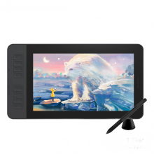 GAOMON PD1161 HD Graphics Tablet Monitor with 8 Shortcut Keys & 8192-Level Pressure Stylus - Perfect for Digital Painting