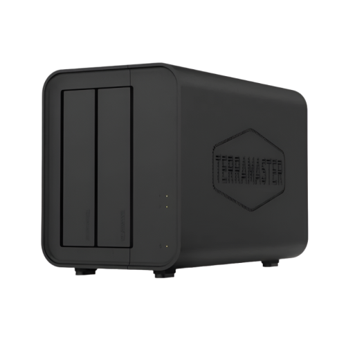 TerraMaster D2-320 2-Bay USB3.2 Gen2 10Gbps External Hard Drive Enclosure - USB RAID & JBOD, Diskless