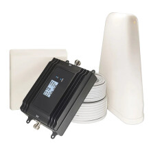 Tri-Band LTE Signal Booster: 4G/5G Amplifier for All Carriers with App Monitoring