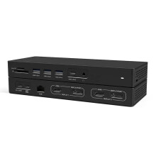 Ultimative 14 - in - 1 - Dockingstation mit zwei HDMI - und zwei DisplayPort - Anschlüssen für 5K - MacBook - Mehrfachbildschirmanzeige.