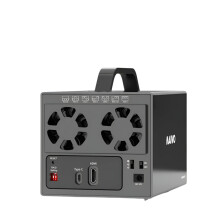 Maiwo 4-Bay RAID External Hard Drive Enclosure with HDMI Port & Type-C to SATA for HDD/SSD - Supports 7 RAID Modes