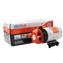 SEAFLO 36 Series 12 V/24 V Boosterpumpe - 5, 7 LPM, 120 PSI für Marine - , Boot - , Wohnmobil - und Caravan - Anwendungen