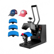 4-in-1 Cap Heat Press Machine met LCD-timer en temperatuurregeling - 6x3 inch klapmodel sublimatie transfer