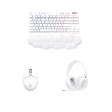 Logitech G715 & G705 Aurora Series Wireless Mechanical Keyboard and Mouse Combo with G735 Bluetooth Headset