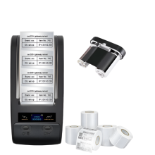 Detonger draagbare thermische overdrachtprinter met lint voor vaste activa tags en laboratoriummarkeringen