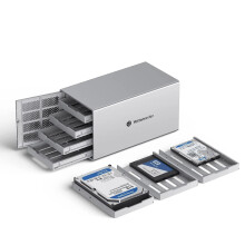 Yottamaster Aluminum 4-Bay RAID Enclosure: USB 3.0 to SATA 3.0, Supports Up to 64TB, Compatible with 2.5 & 3.5 HDDs