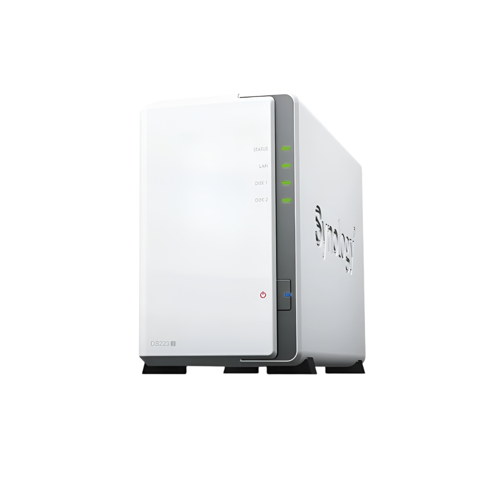 Synology Ds223j 2-Bay Diskstation Nas Server - Sata 6Gb/S, Raid, 1Xgbe, Diskless 313099099030