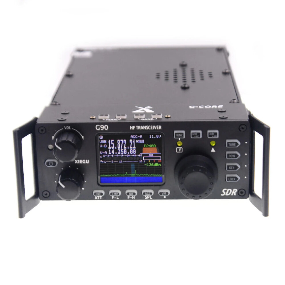 Xiegu G90 Hf Amateur Radio Transceiver - 20W Ssb/Cw/Am, 0.5-30Mhz Sdr With Built-In Auto Antenna Tuner 744110451702