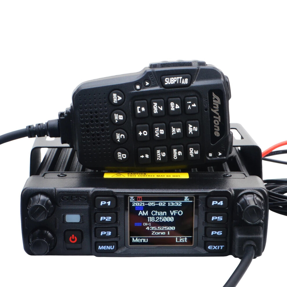 Anytone At-D578uv Plus Vhf/Uhf Air Band Receiver With Gps, Aprs, Bluetooth Ptt, Dmr Digital Repeater, Fm Mobile Radio, Aes256 Encryption 313032188173