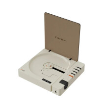 Stijlvolle HiFi Bluetooth draagbare CD-speler met optische uitgang en oplaadbare batterij