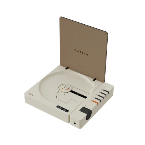 Stylish HiFi Bluetooth Portable CD Player with Optical Output and Rechargeable Battery