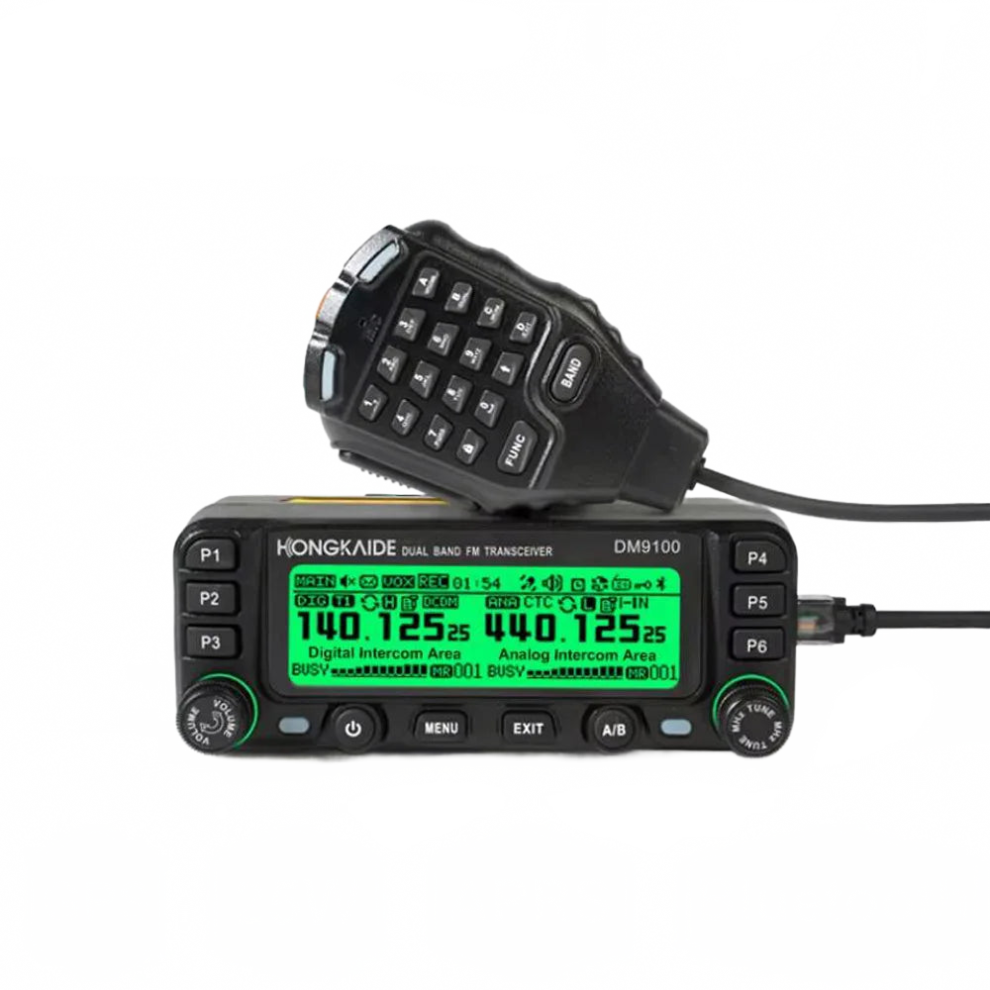 Dm9100 Dmr Digital Radio With Gps, Aprs, Bluetooth, Vhf/Uhf, Dual Time Slots, 25W High Power, Long Range Walkie Talkie 711181123616