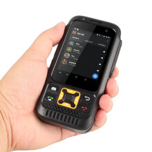 Inrico S100 4 G LTE Netzwerk - Radio - Smartphone - Android 8. 1, GPS, Wi‑Fi, Bluetooth, SOS, Taschenlampe, 4000 mAh Batterie, Zello PTT aktiviert