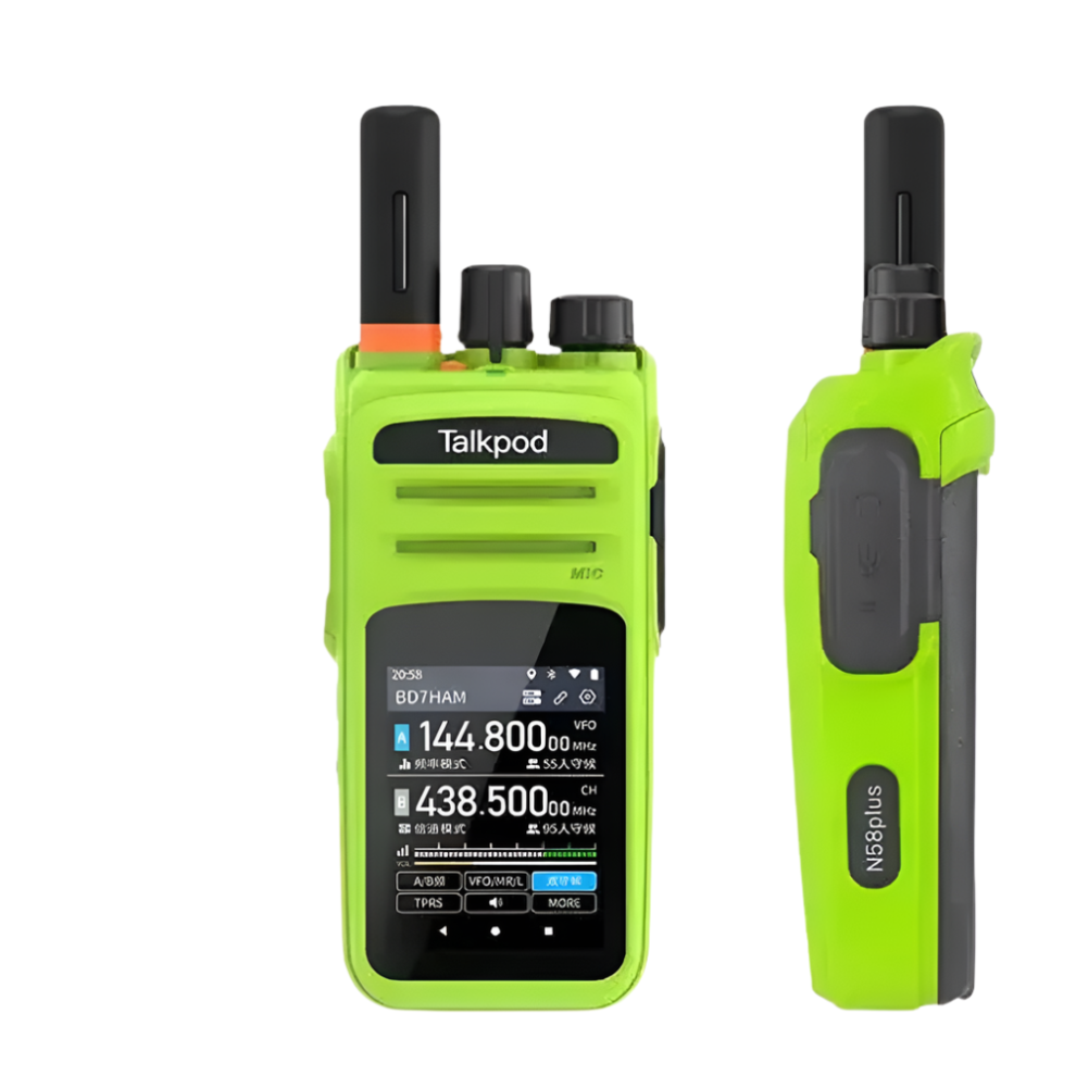 Talkpod N58plus 4G Network Radio - Android 9.0, Wifi, Gps, Mobile Phone With Real Ptt & Zello Ptt Poc Transceiver 7445049172197