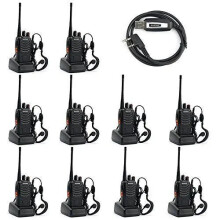 Baofeng BF-888S Two-Way Radio 10-Pack with USB Programming Cable & Earpiece - Moscow Stock