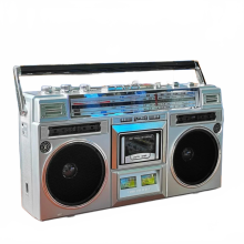 Retro Bluetooth-speaker met cassetteplayer, radio-ontvanger en TF-kaartondersteuning