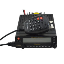 Wouxun KG-UV950P Quad-band mobiele CB-radio transceiver met 8-band ontvangst, maximaal 50W vermogen autostation