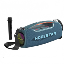 Hopestar A60: 100W Hoogvermogen Draagbare Bluetooth Speaker met 15000mAh Batterij, Microfoon en Stereo Karaoke Mogelijkheden